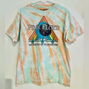 Liquid Blue UNISEX PINK  Blue & Orange Tie Dye Graphic Tee Men’s LRG Women’s XL